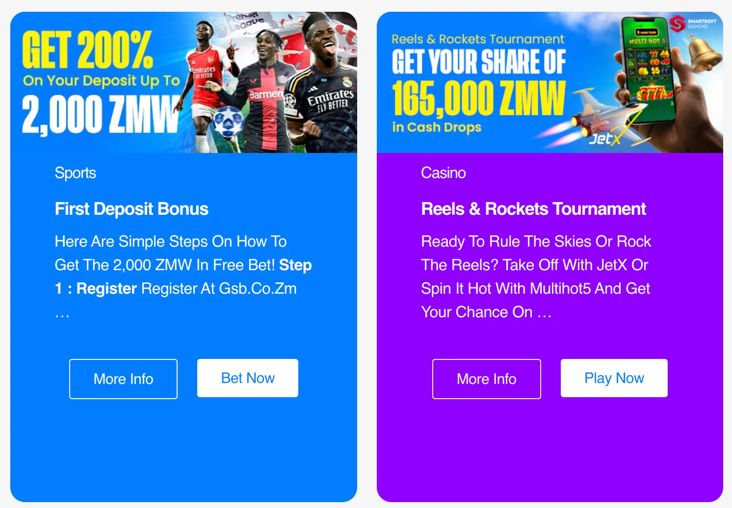 GSB Zambia Best Sport Betting Site In ZM Register Bet Today